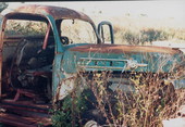 Close up view of a truck - Horseshoe Beach, Florida