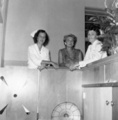 View showing a few employees at the Florida State Hospital in Chattahoochee, Florida.