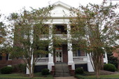 Front of "The Columns" at 100 North Duval Street - Tallahassee, Florida.
