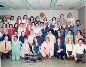 Florida State Treasurer and Insurance Commissioner Bureau of Licensing employee group portrait - Tallahassee, Florida.
