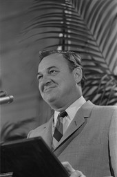 Florida Governor Claude Kirk speaking at a Jaycee meeting in Washington D.C.