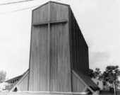 New Hope Presbyterian Church building on Bird Road in Miami, Florida.
