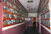Interior view showing hallway leading to ballroom in the Silver Slipper restaurant - Tallahassee, Florida.