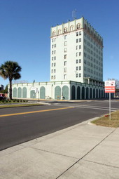 View of the historic Dixie Walesbilt Hotel in Lake Wales, Florida.