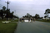 View of a parade.