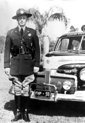 Portrait of Trooper Clay W. Keith - Bartow, Florida.