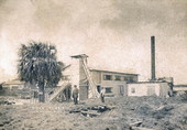 View of the Standard Manufacturing Co. "fiber plant" in Cedar Key, Florida.