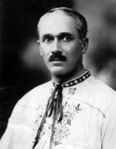 Portrait of Czech-American sculptor Albin Polasek.