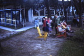 Tourists at the Weeki Wachee Springs waterpark attraction.