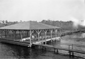 Pier on Lake Apopka in Winter Garden, Florida.