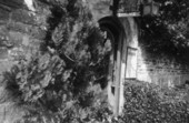 View showing entrance to the Oldest House attraction in St. Augustine.