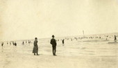 Tin Can Tourists on the beach at Miami, Florida.