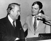 U.S. Senator Henry "Scoop" Jackson from Washington with U.S. Senator Lawton Chiles.
