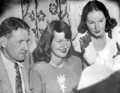 Florida Governor Millard Caldwell and his daughters playing piano