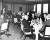 Florida Governor Farris Bryant at a dinner reception
