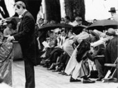 Florida Governor Reubin Askew delivering his inaugural address