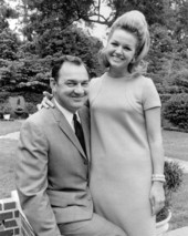 Florida Governor Claude Kirk and his wife Erika Mattfeld.