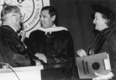 Florida Governor Bob Martinez receiving an honorary degree