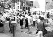 Lawton Chiles and Buddy MacKay campaigning in Florida's gubernatorial race.