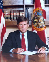 Portrait of Florida Treasurer and Insurance Commissioner Tom Gallagher