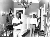 Capitol workers removing doors