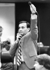 Representative Ray Liberti on the floor of the House