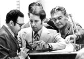Florida Senate members Jerry Thomas, Richard Deeb, and George Hollahan
