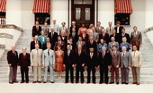 Group portrait of the 1982-1984 Florida State Senate members - Tallahassee, Florida.