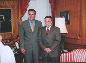 Governor Jeb Bush and Rivers Buford - Tallahassee, Florida .