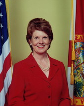 Portrait of Secretary of State Glenda Hood - Tallahassee, Florida .