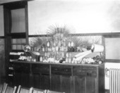 View of canned goods created during a 4-H Clubs short course at the Florida State College for Women - Tallahassee, Florida.
