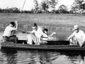 Governor Dan McCarty fishing with his sons