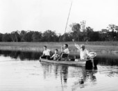 Governor Dan McCarty fishing with his sons