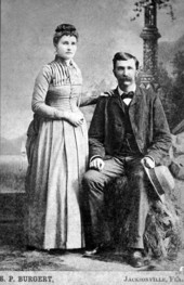 William Shepard Moore and Virginia McCraw Moore - Hawthorne, Florida