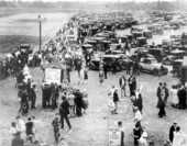 Opening day of Dale Mabry Field - Tallahassee, Florida.