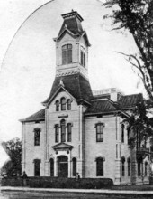 Leon County courthouse building - Tallahassee, Florida.
