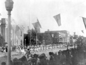 Children walking in centennial celebration parade - Tallahassee, Florida.