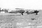 Army plane races at Dale Mabry Field - Tallahassee, Florida.