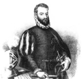 Drawing of Pedro Menendez de Aviles