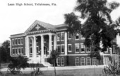 Front view of Leon High School - Tallahassee, Florida.