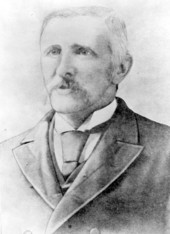 Drawn portrait of Col. V.M. Johnson - Tallahassee, Florida.