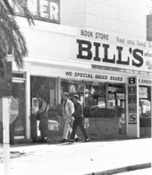 Bill's Bookstore across the street from Florida State University - Tallahassee, Florida.
