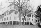 South side of East Hall (women's dormitory) at Florida State College - Tallahassee, Florida.