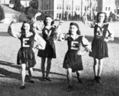 FSCW cheerleaders for the even years teams - Tallahassee, Florida.