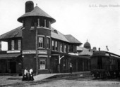 Southern Express Company railroad depot - Orlando, Florida.