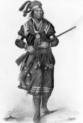 Drawing of Tuko-See-Mathla, also known as John Hicks