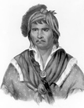 Drawing of Neamathla, Seminole chief