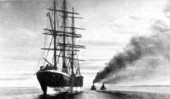 Tugging a phosphate bark into Port Tampa Dock