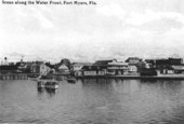 Scene along the water front - Fort Myers, Florida.