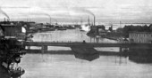 Lafayette Street Bridge crossing the Hillsborough River - Tampa, Florida.